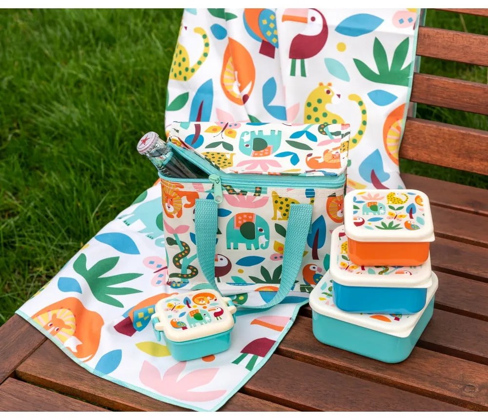 Детски кутии за храна 3 бр. Wild Wonders – Rex London