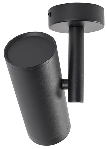 Дизайнерски таванен прожектор черен регулируем GU10 50mm - Scopio Honey