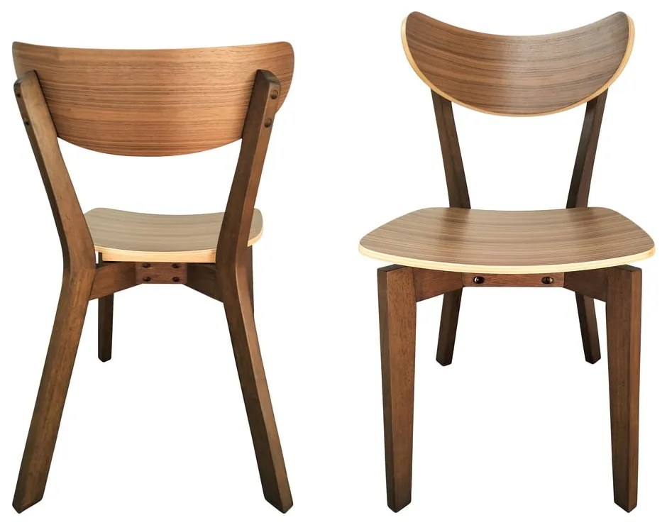 Кафяв трапезен стол Roxby – Actona