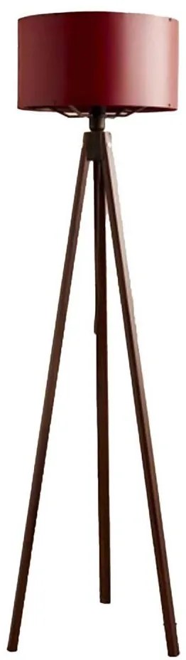 Подова лампа AYD 1xE27/40W/230V кафява/червена