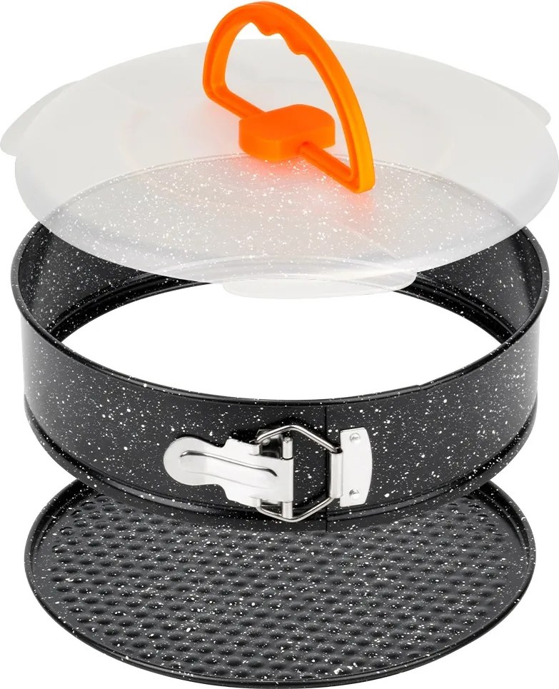 Форма за торта с подвижно дъно 24см и практичен капак за пренасяне и съхранение