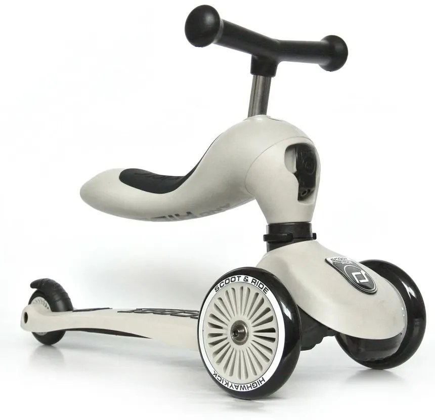 Scoot & Ride - Детска тротинетка Highwaykick 1, 2 в 1 скутер и колело за баланс - крем