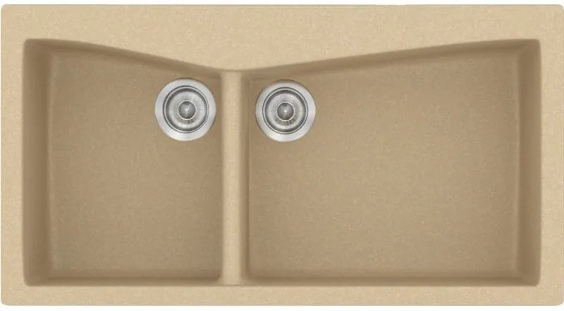 Мивка Sanitec 326-Granite Cappucino