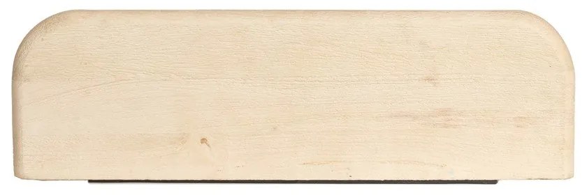 Стенен рафт от масивно манго в естествен цвят 50 cm Tarontu – Light &amp; Living