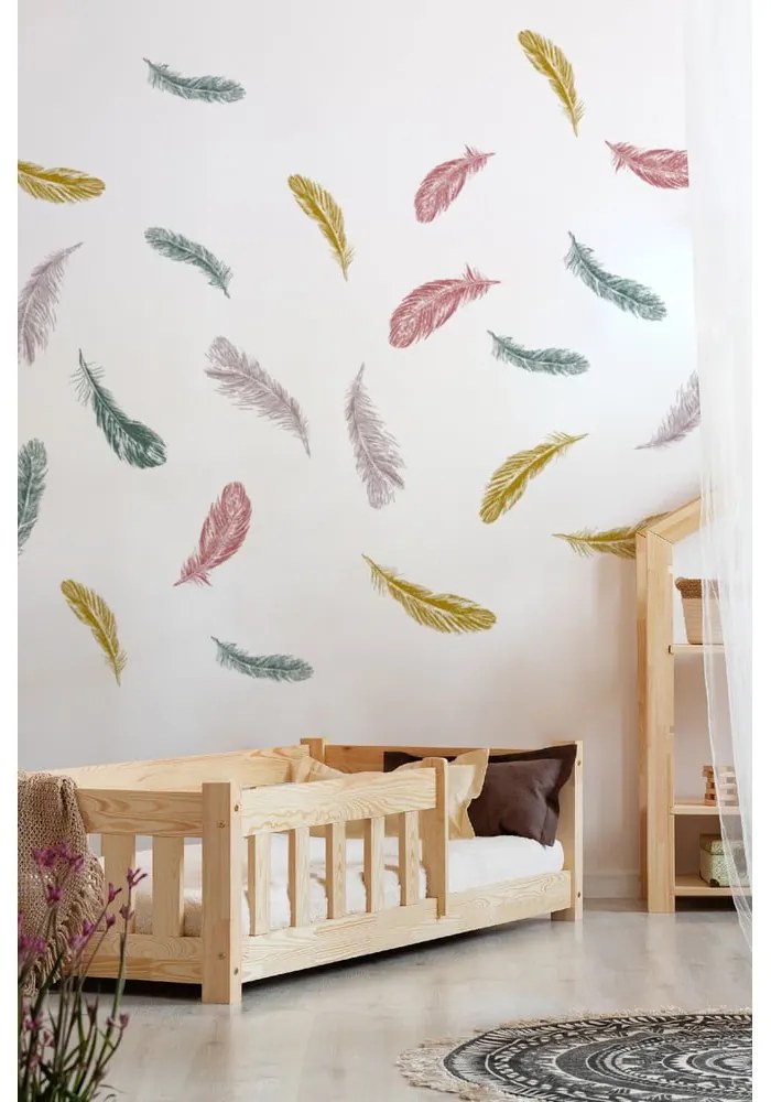 Детско легло от масивен бор в естествен цвят 140x200 cm Mila CP – Adeko