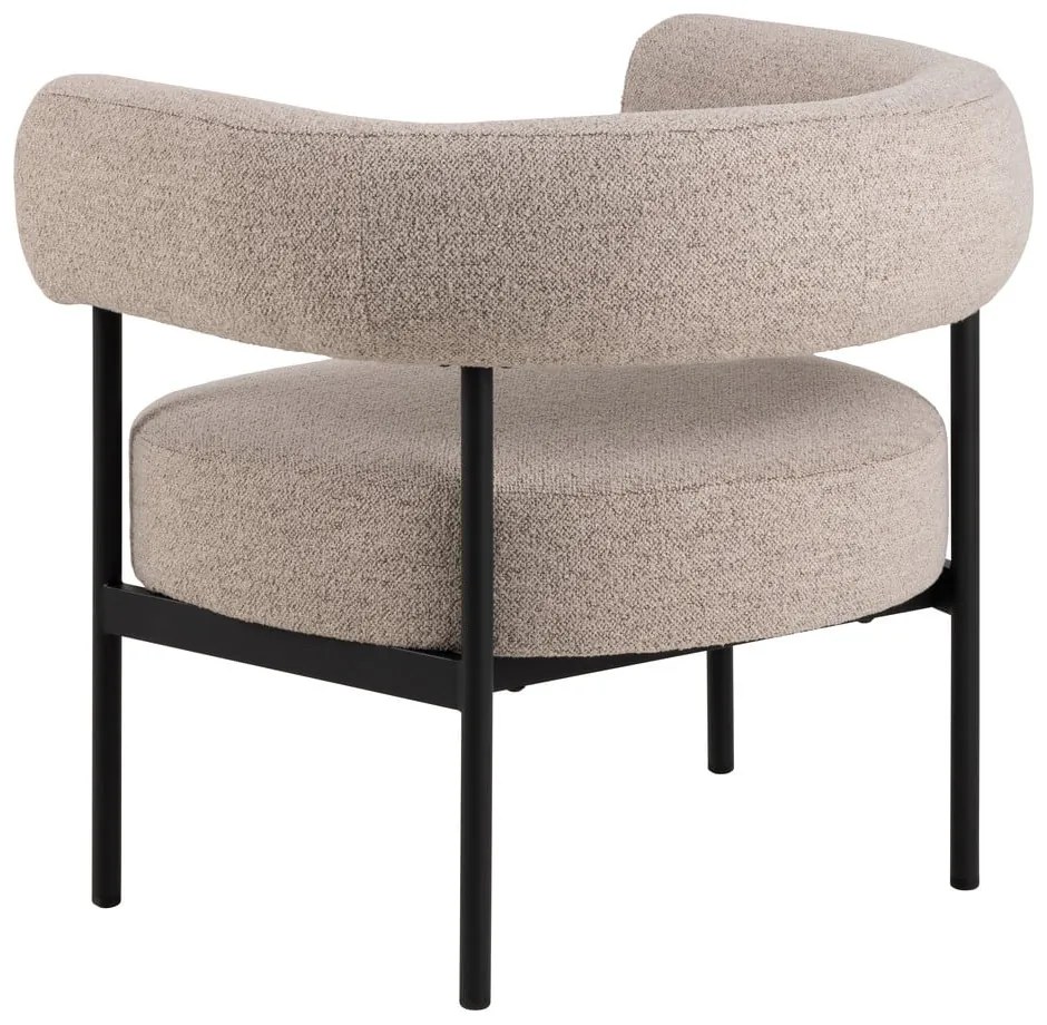 Бежово кресло от прежда с примки от букле Oakfield – Actona