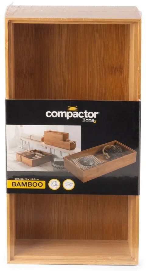 Бамбукова кутия , 22,5 x 15 x 6,35 cm - Compactor
