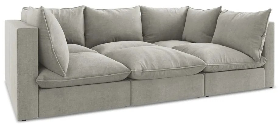 Светлосив диван 255 cm Manao – Makamii