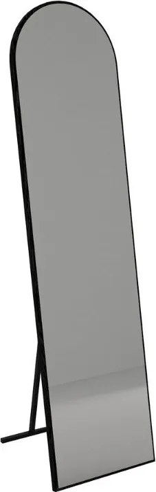 Огледало за под и стена Agalu TopMebel от меламин в цвят сенкрон черен 40x150cm
