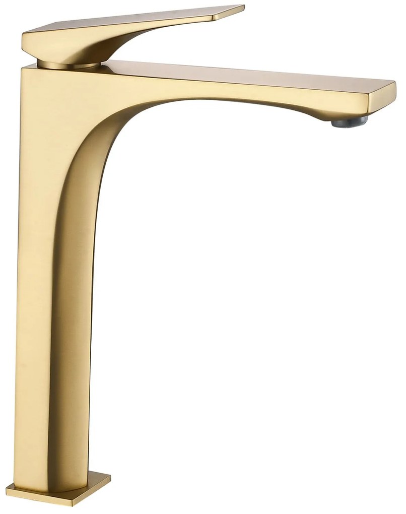 Смесител за мивка Rea Joe Brush Gold High