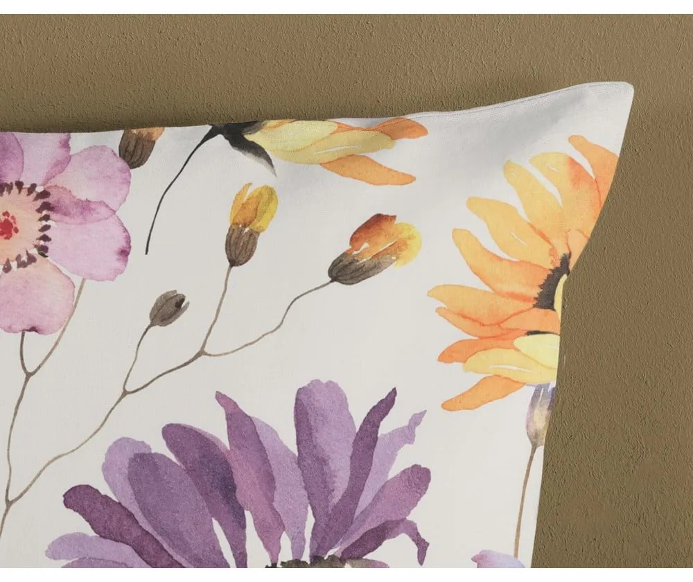 Бяло памучно спално бельо за единично легло 140x200 cm - Good Morning