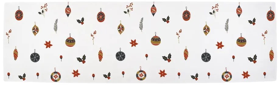 Коледна памучна покривка за маса 140x40 cm Lets Go Decorate - Butter Kings