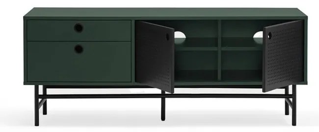 Тъмнозелена ТВ масичка 140x52 cm Punto - Teulat