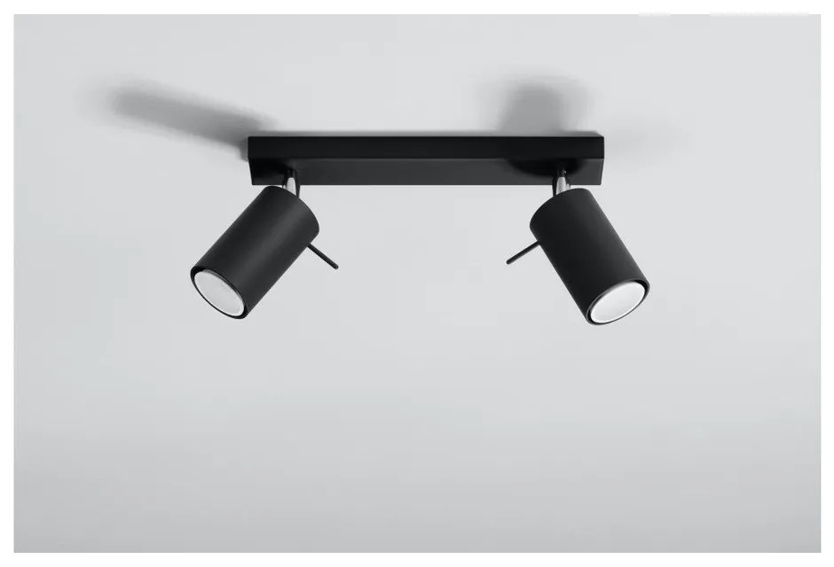 Черен прожектор 8x30 cm Etna – Sollux