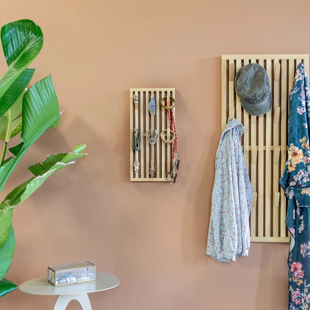 Метална стенна закачалка в естествен цвят 24 cm Parco – Spinder Design