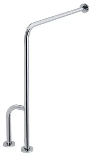 Опорна дръжка 23x89 cm неръждаема стомана/сребриста