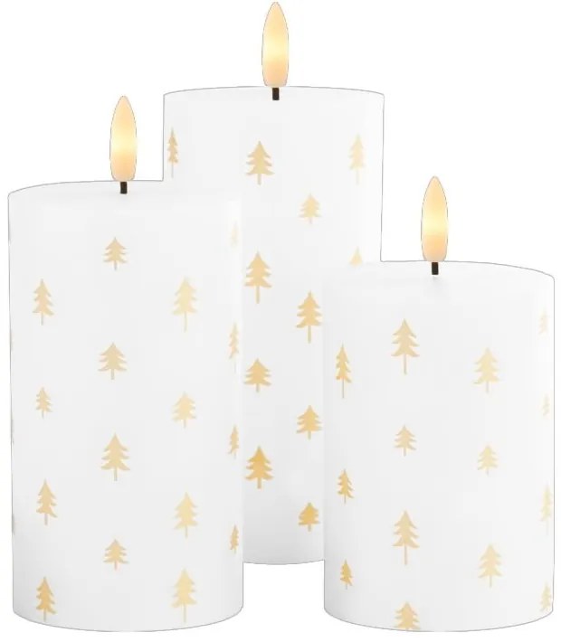 LED свещи в комплект от 3 броя (височина 15 см) Sille - Sirius