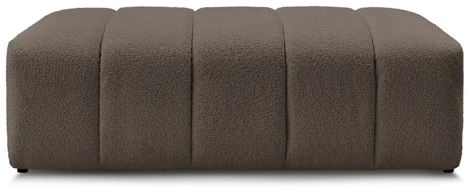 Кафява табуретка от прежда с примки от букле Annecy – Bobochic Paris