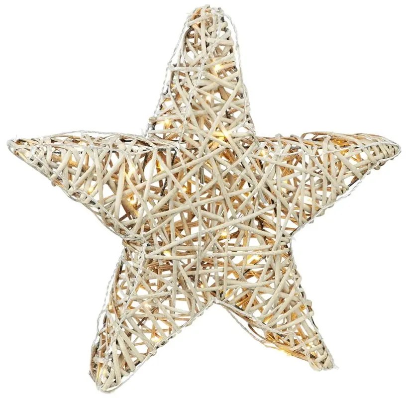 Външна светлинна украса с коледен мотив в естествен цвят ø 50 cm Sofus - Markslöjd