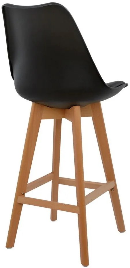 Бар стол Fiona-черен (4) парчета