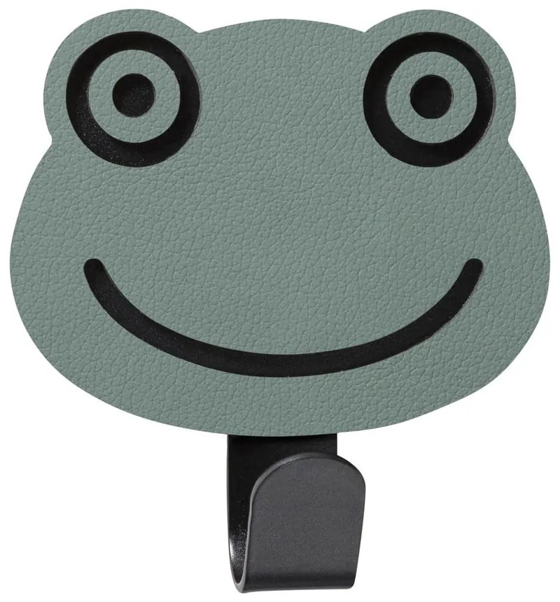 Сиво-зелена стоманена кука без пробиване Frog Nupo – LIND DNA