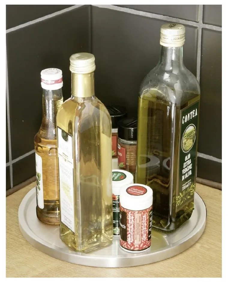 Органайзер от неръждаема стомана, ø 26,5 cm - Wenko Turn Uno