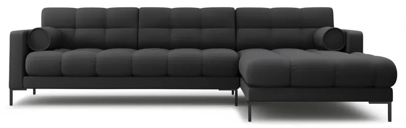 Тъмносив ъглов диван (десен ъгъл) Bali – Cosmopolitan Design