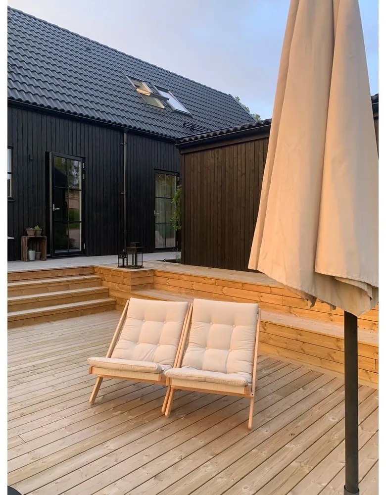 Сгъваем стол Raw/Linen Бежово Boogie - Karup Design