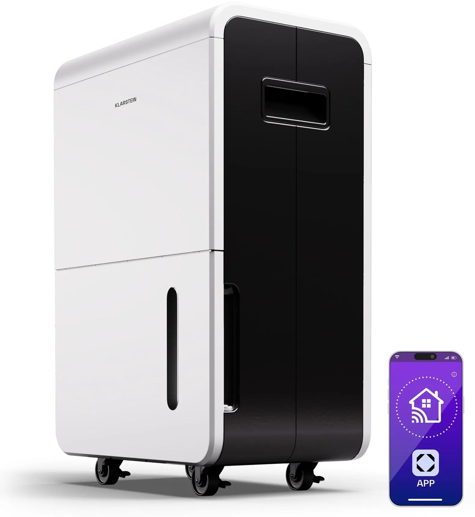 Klarstein DryFy Grand Smart 70, изсушител, WiFi, компресия, 70литра/24часа, 90-140 м²
