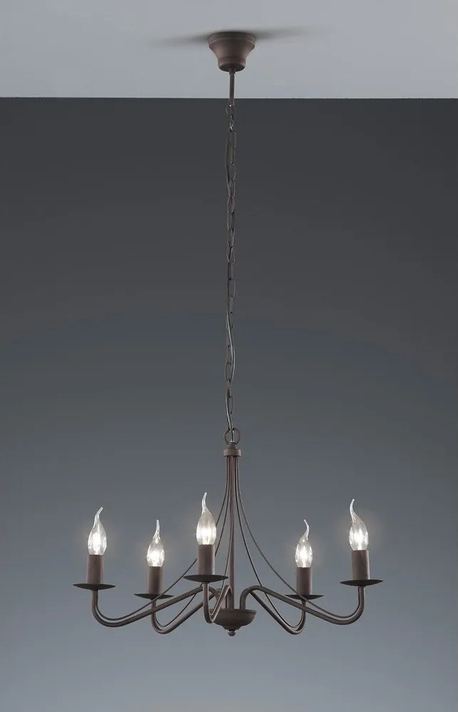 Метално висящо осветително тяло в бронзов цвят ø 55 cm Country – Reality