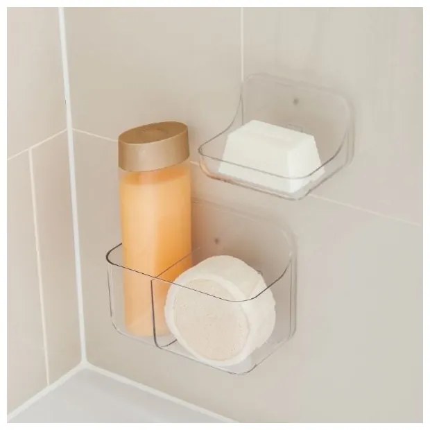 Пластмасов държач за четки за зъби без пробиване Invisifix – Addis