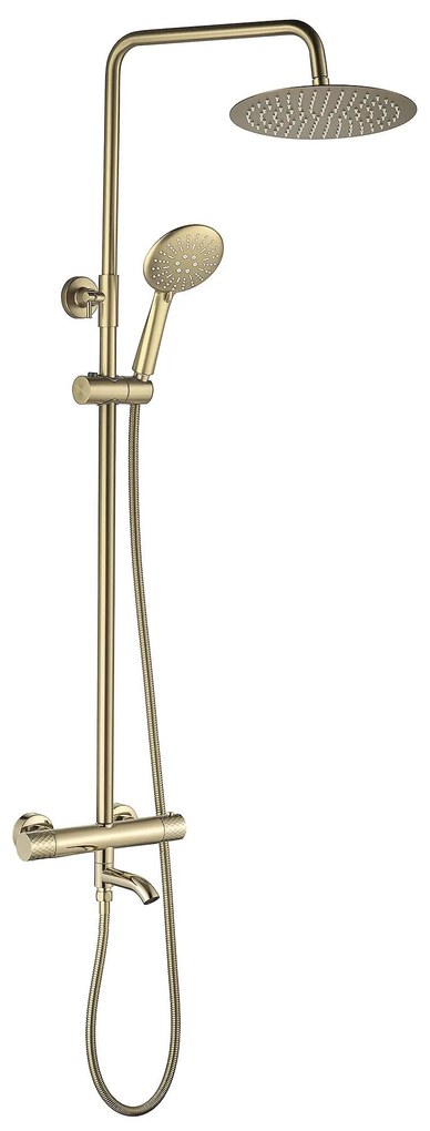 Душ система с Термостат Rea Lungo Diamond Gold