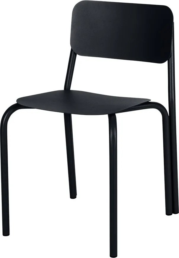 Черен градински стол метален Kei – noo.ma