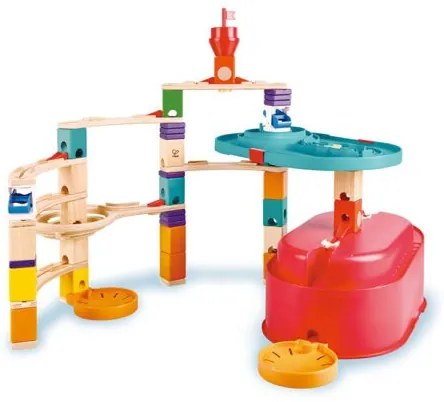 Hape - Комплект дървена писта с топчета, Quadrilla, 90 части