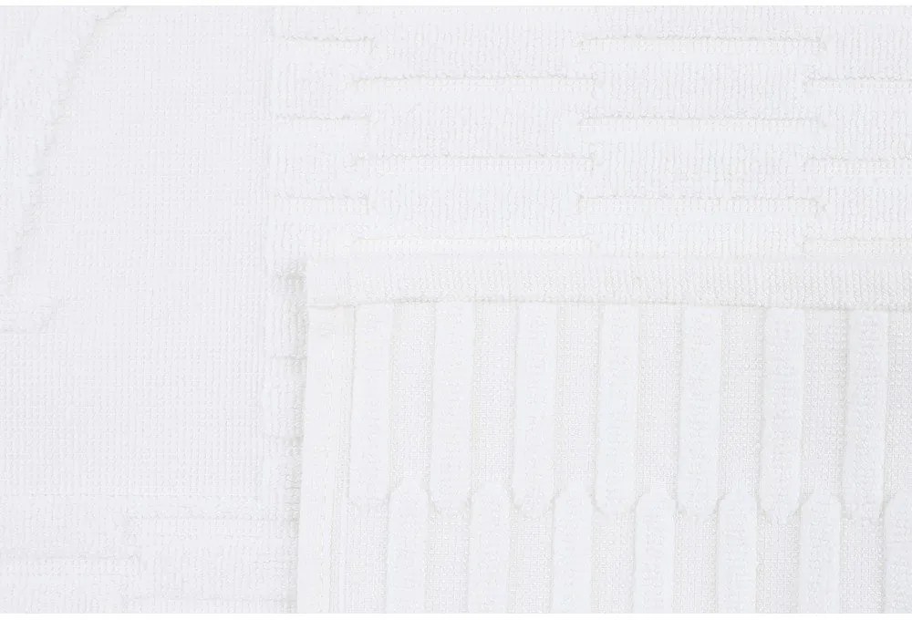 Бели памучни кърпи и хавлии за баня в комплект от 4 броя Linda - Foutastic