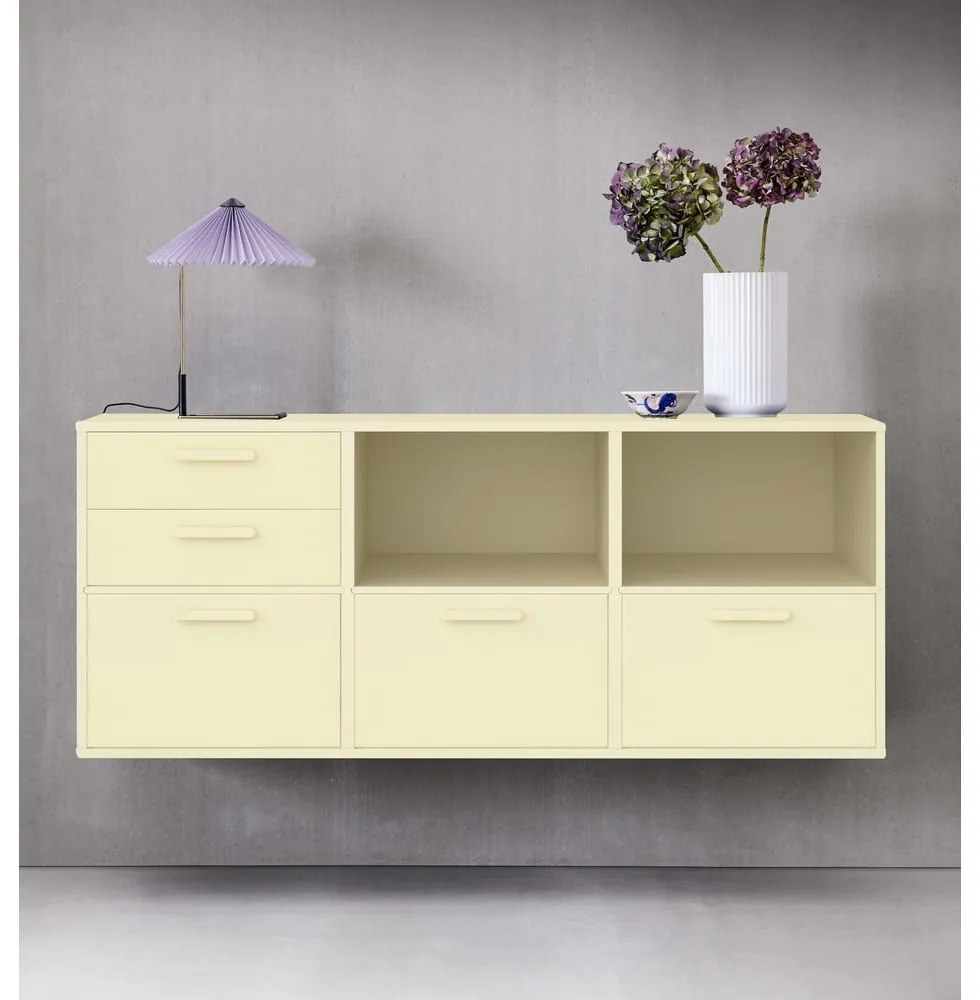 Жълт стенен скрин Keep by Hammel - Hammel Furniture