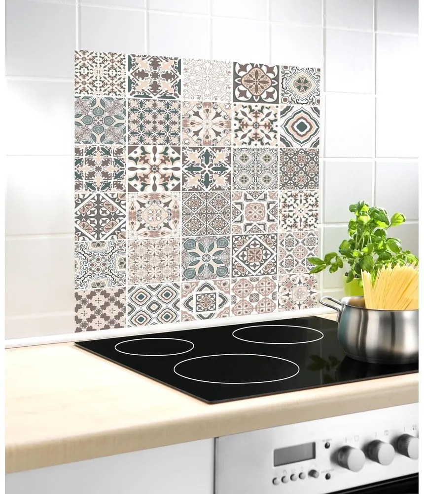 Стъклен капак за стена за печка Splashback Tile - Wenko