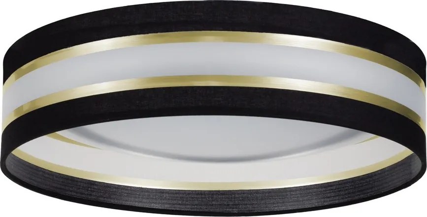 LED таванно осветително тяло CORAL GOLD LED/24W/230V черно/златно