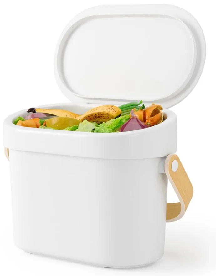 Бял контейнер за компостируеми отпадъци 4 l Bellwood – Umbra