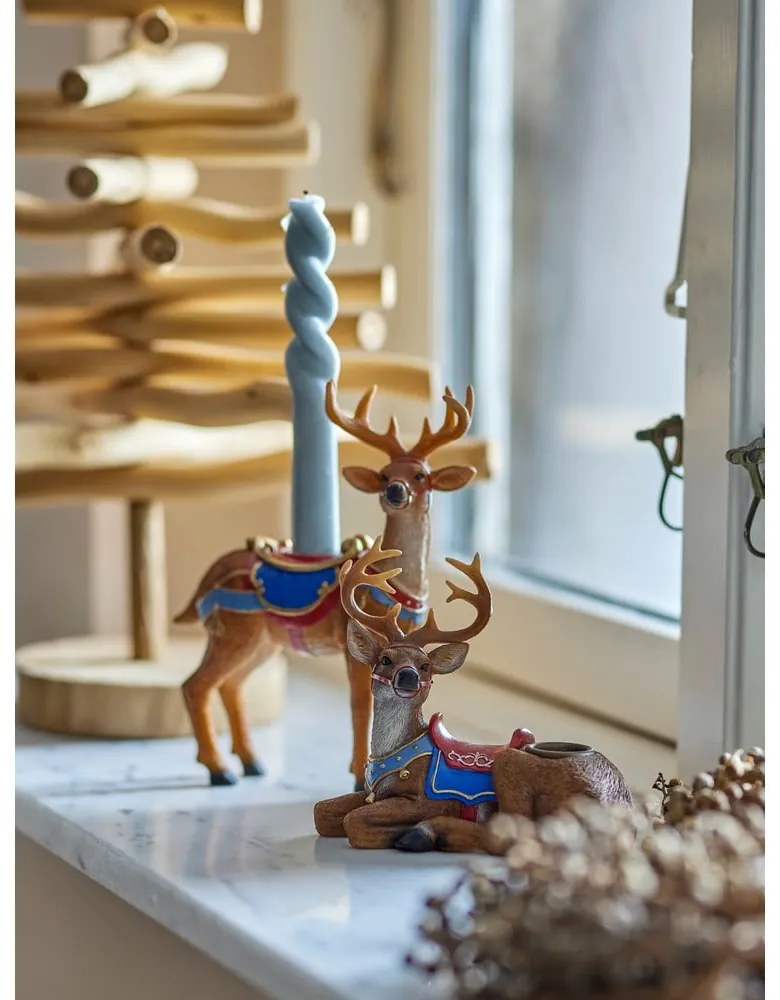 Свещници в комплект от 2 бр. от полирезин Glory – Bloomingville