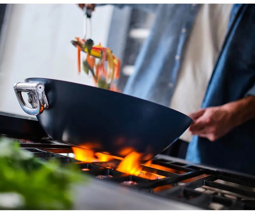 Уок тиган с керамично покритие ø 32 cm Space – Joseph Joseph