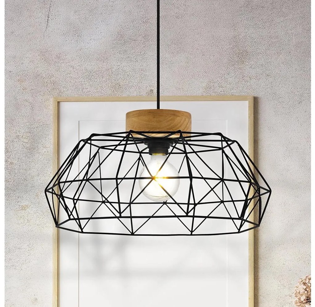 Eglo 44089 - Полилей на кабел PADSTOW 1xE27/60W/230V