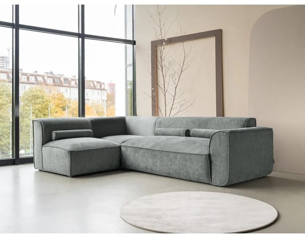 Светлозелен ъглов диван (ляв ъгъл) Flex Felix – Miuform