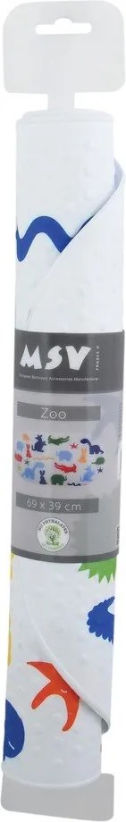 Детска противоплъзгаща подложка за вана 39x69 cm Zoo – MSV