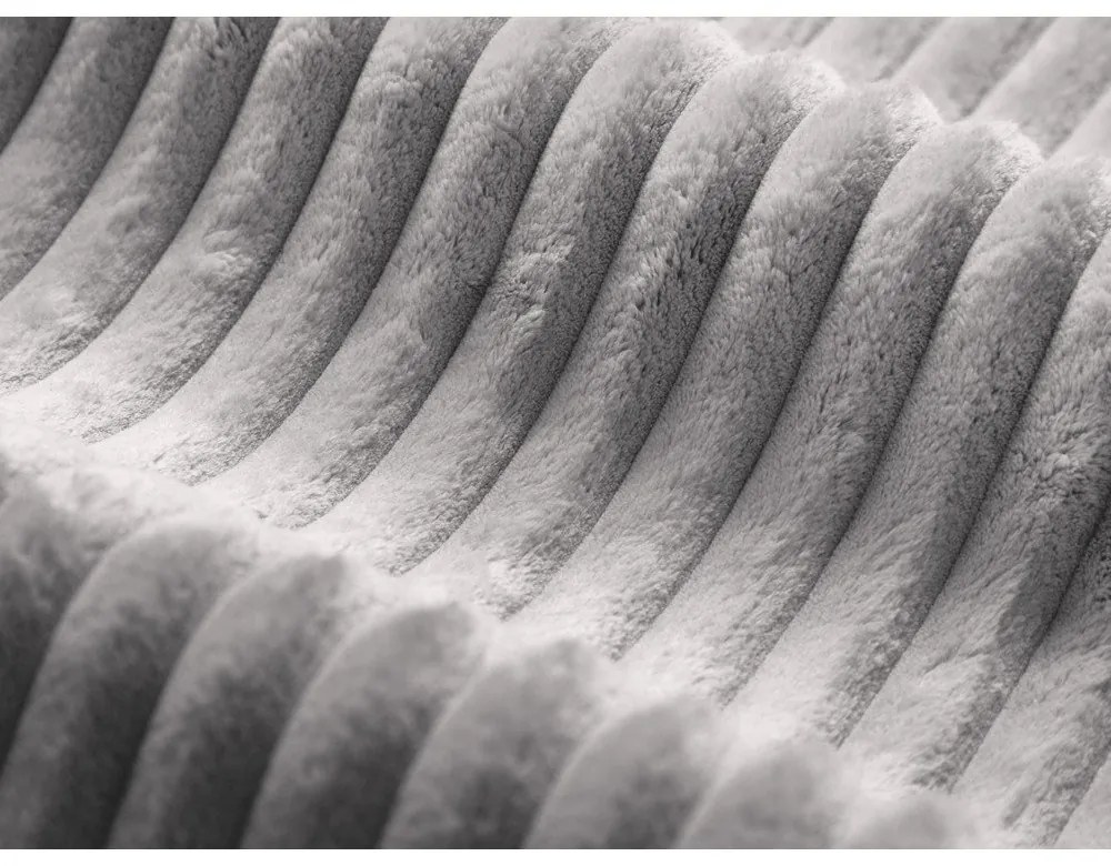 Светлосива табуретка от рипсено кадифе Dia – Micadoni