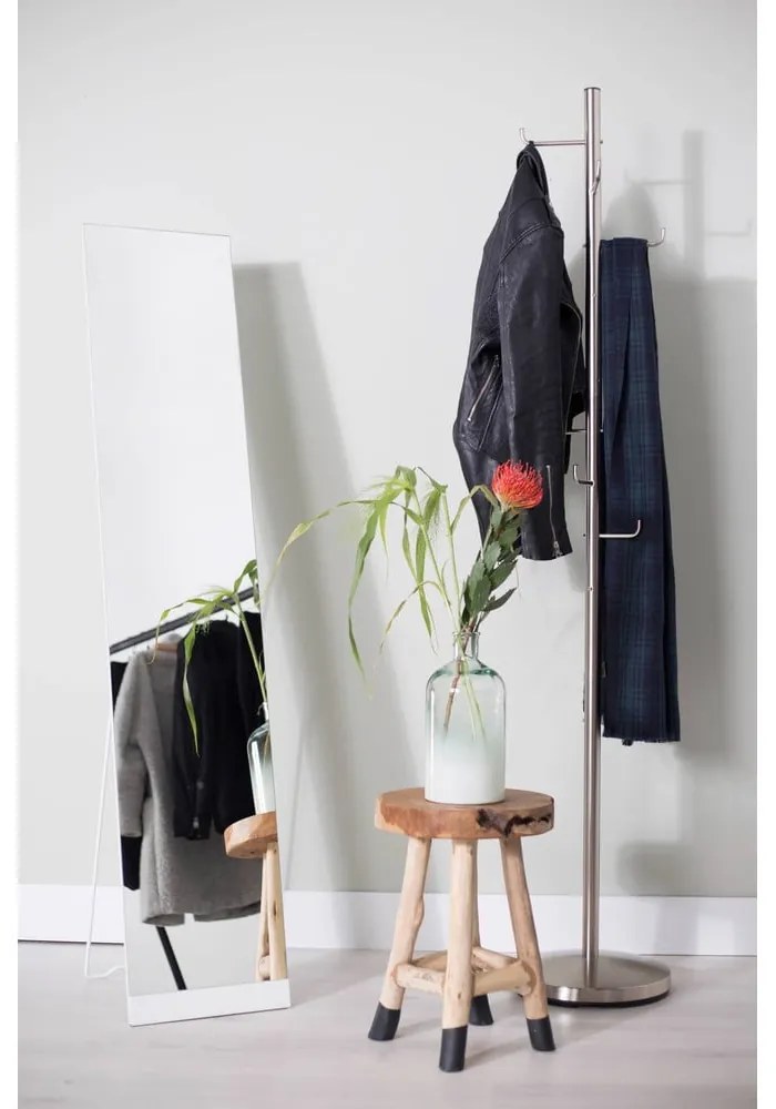 Бяла подова огледална стойка - White Label