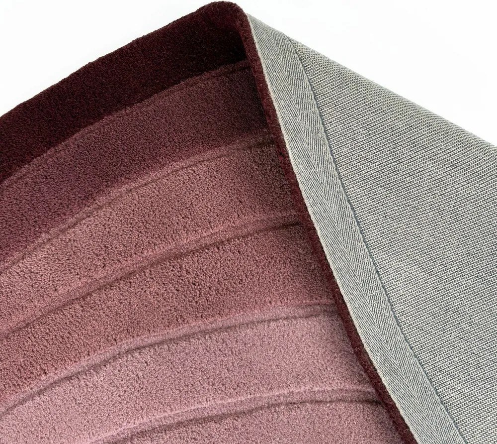 Лилав ръчно изработен вълнен килим 200x290 cm Puddle Ombre – Flair Rugs