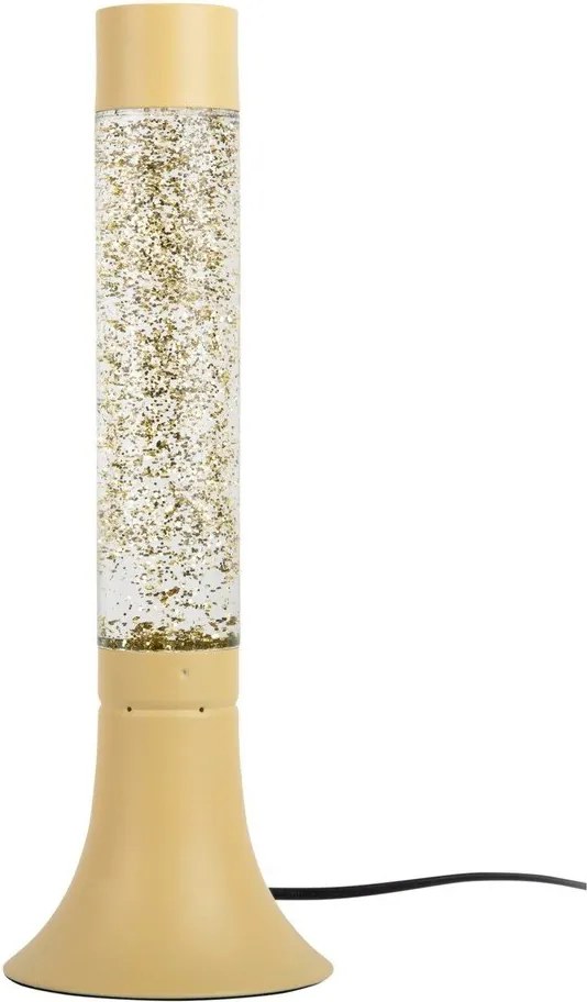 Светложълта настолна лампа със стъклен абажур (височина 37,5 cm) Astro Glittler – Leitmotiv