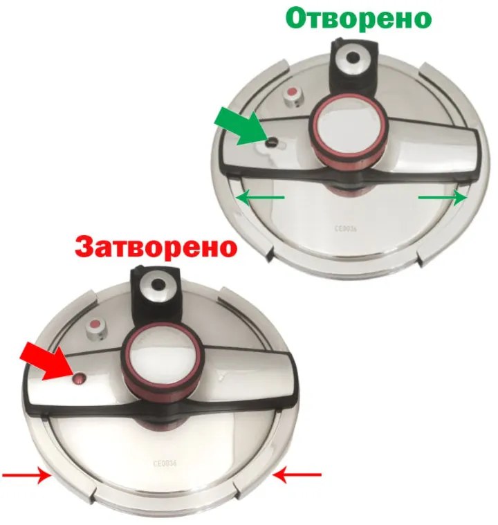 Тенджера под налягане ZEPHYR ZP 1311 G7S, 7 литра, 22х20 см, Съд за готвене на пара, Индукция, Инокс