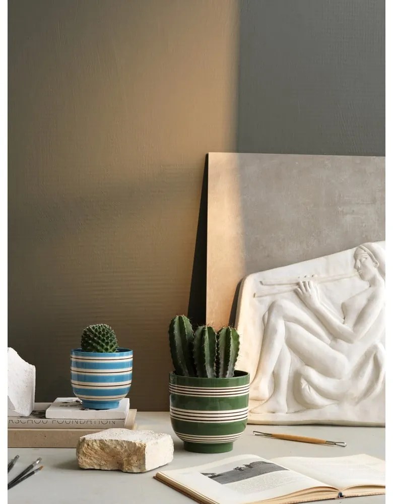 Синьо-бял керамичен съд, ø 12 cm Omaggio Nuovo - Kähler Design